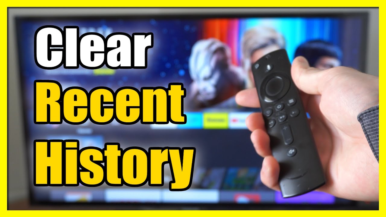 How to Clear Recent Apps & Watch History on Fire TV Stick (Easy Method)