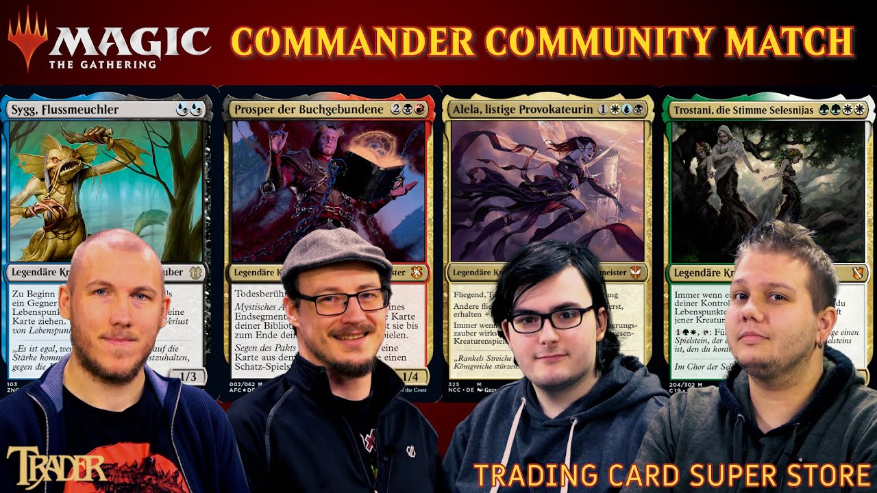 MTG Commander Gameplay 97 | Magic the Gathering deutsch | Trader Event | Multiplayer Deck Match 2022