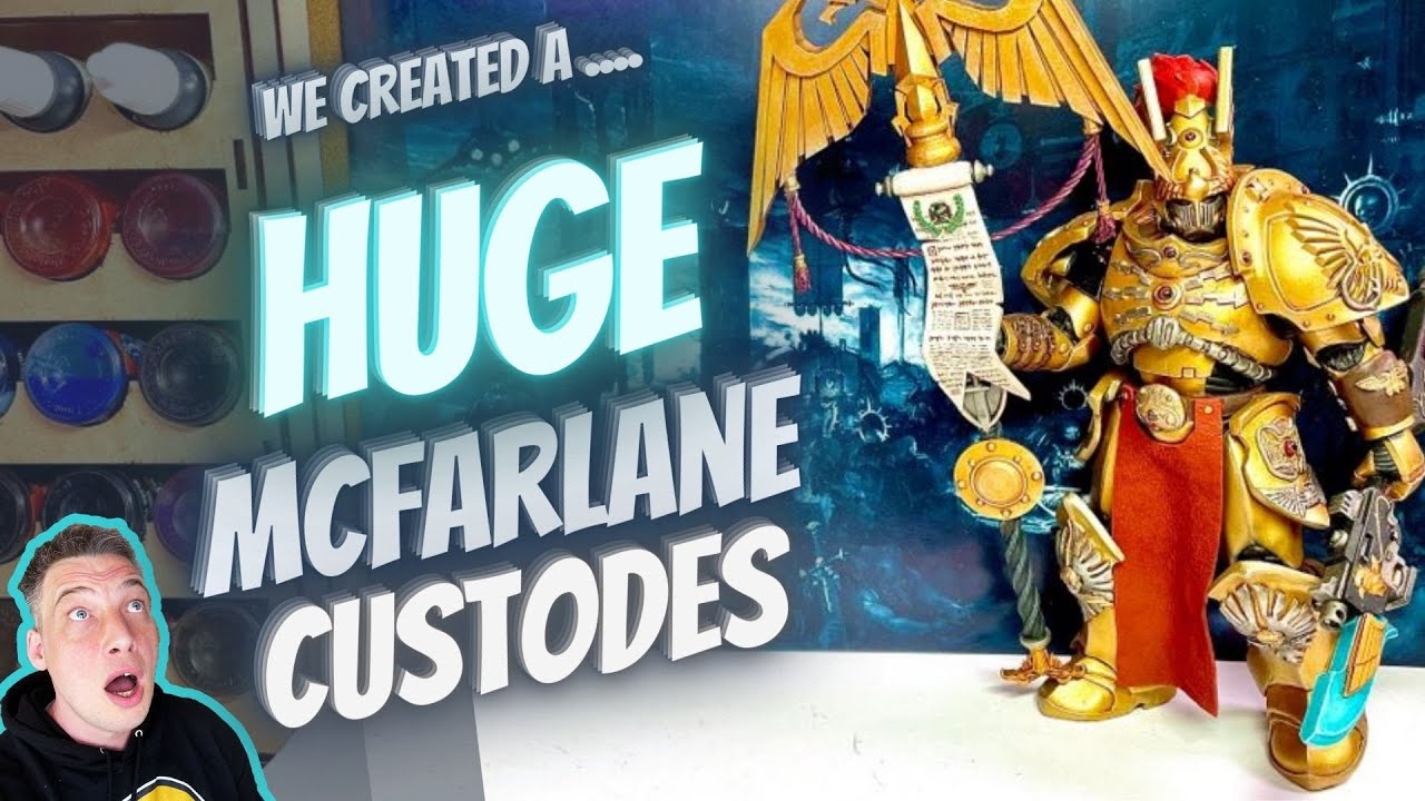 New Adeptus Custodes McFarlane Model - The IMPOSSIBLE Commission We Made POSSIBLE!!!