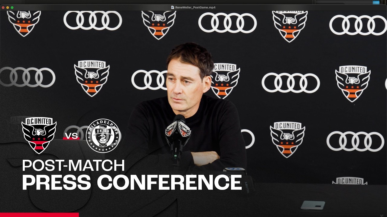 René Weiler Post-Match Press Conference | D.C. United vs Philadelphia Union | MLS 2026