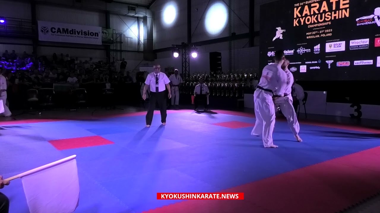 36th IKO EC, 1/8  -70 kg, Bruno Cymmerman (Poland) - David Vara (Spain, aka)