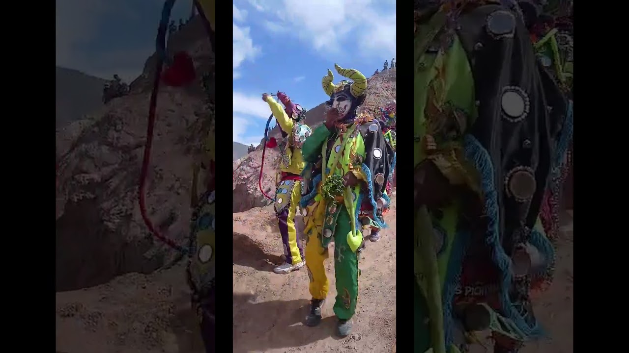 Bajada de los diablos Cerro Negro Maimará 