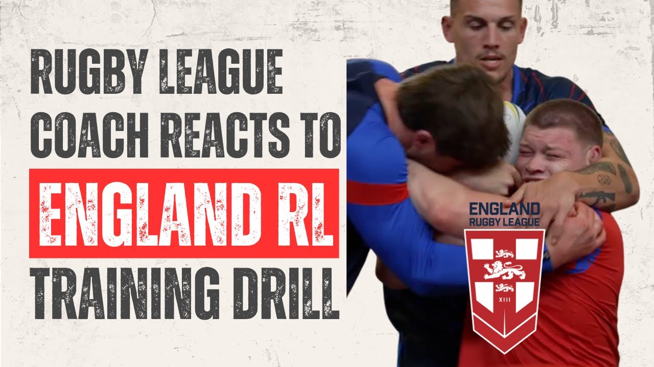 Rugby League Coach Breaks Down Intense England Tackling Drill