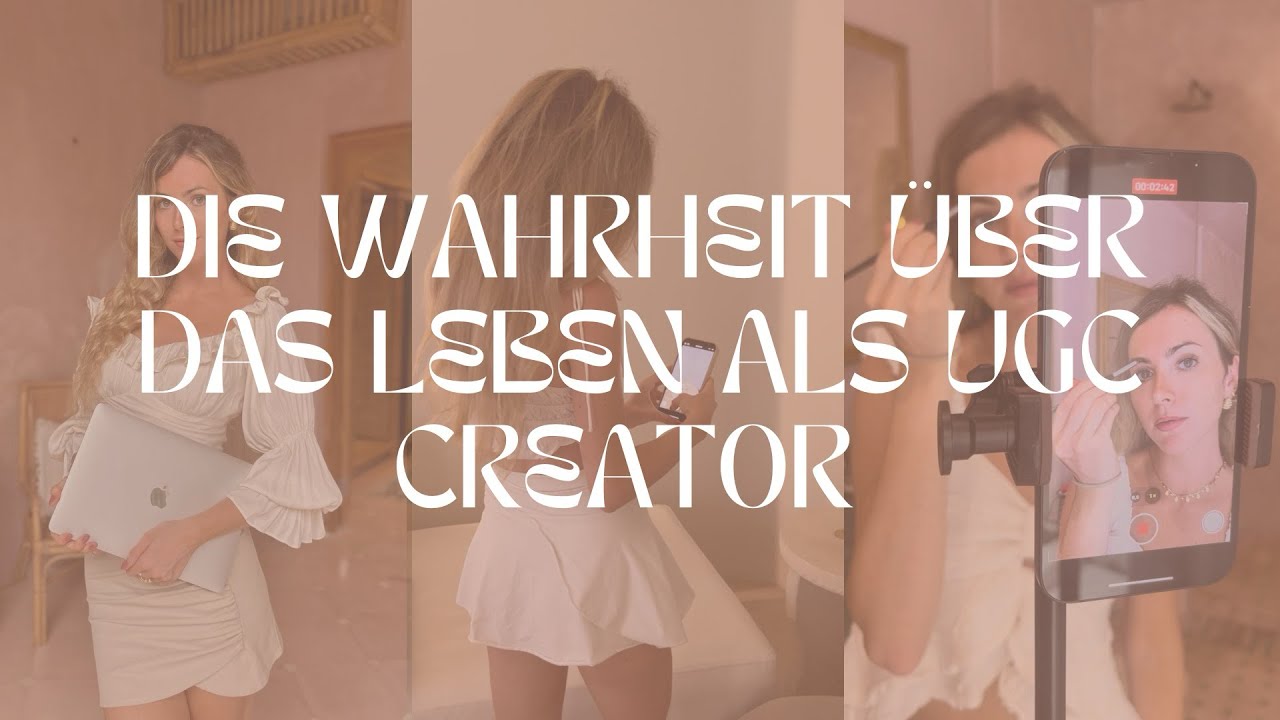 Die Wahrheit über das Leben als UGC Creator & Social Media Manager😬