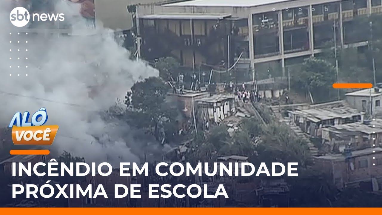 Incêndio destrói casas e barracos em comunidade na Brasilândia, zona norte de SP | #AloVoce