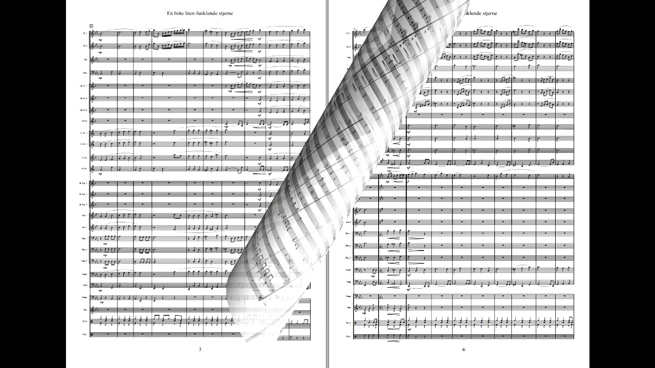 En bitte liten funklende stjerne - arr: Heimdal. Available for Brass and Concert Band. Grade 2,5