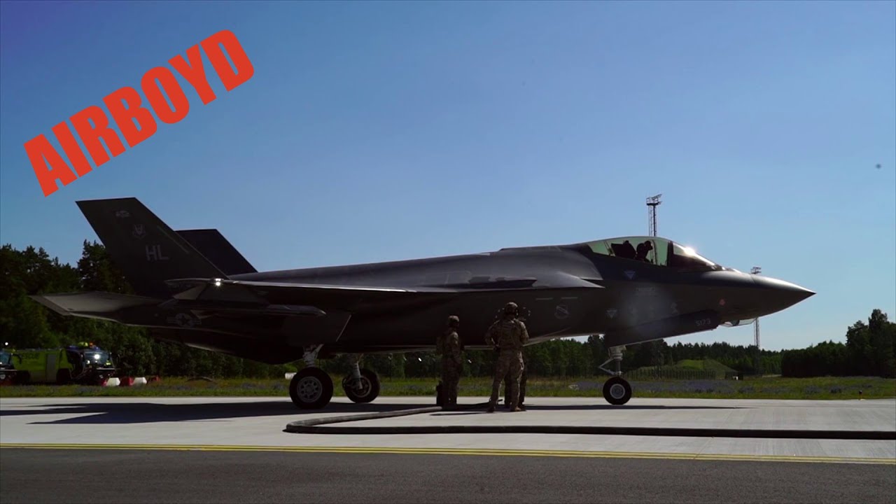 F-35/F-15 Forward Arming And Refueling Point In Estonia