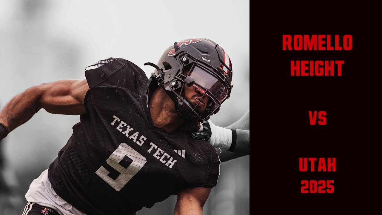Romello Height vs Utah 2025