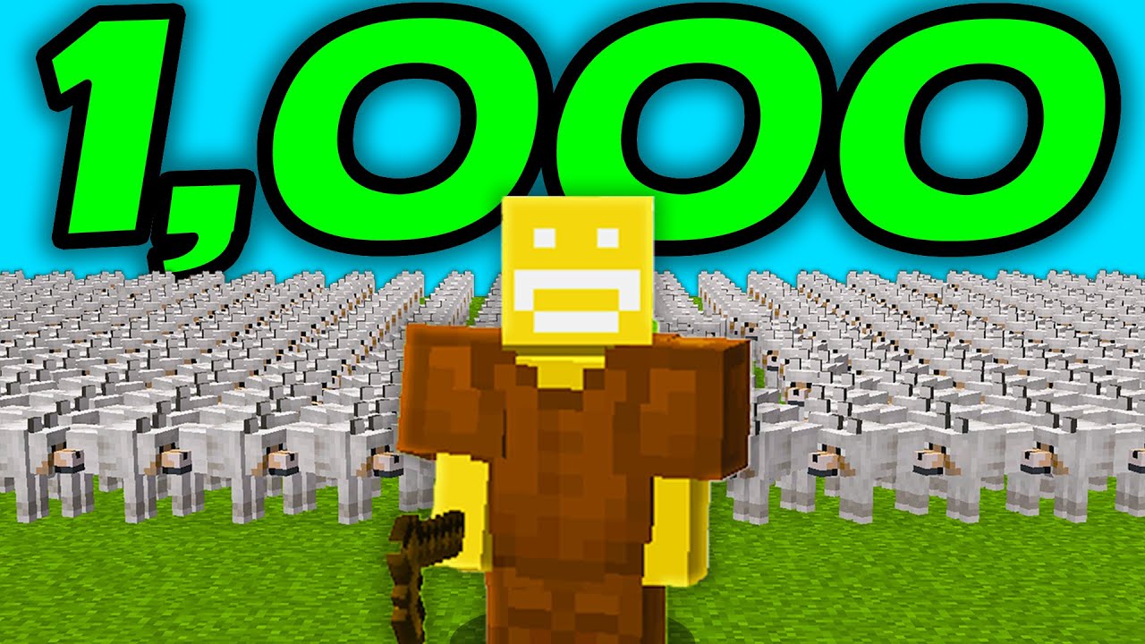 Ruining This Server With 1,000 Wolves