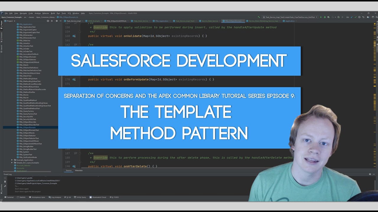 Salesforce SoC and Apex Common Tutorial Series: Ep 9 - The Template Method Pattern