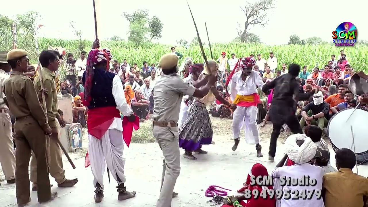 बंजारा और मीणा का जोरदार मुकाबला || लोठियाणा की गवरी || Banjara Or Meena Ka Khel #scm_studio