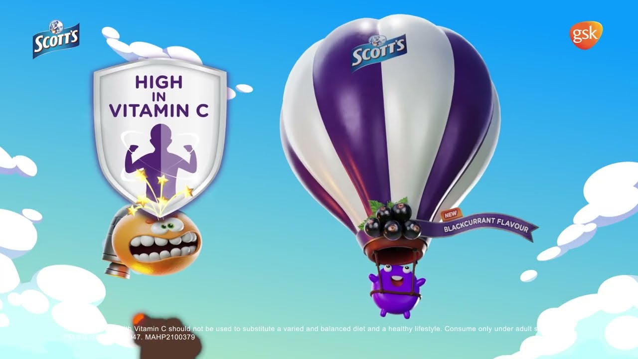 Scott's Blackcurrant - High in Vitamin C [6 seconds]