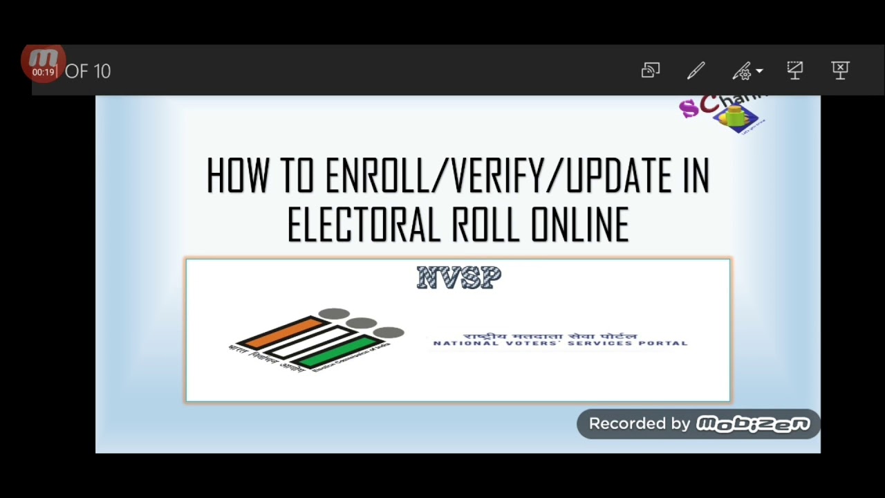 How to register in nvsp? Online registration to enroll/update/verify for inclusion in electoral