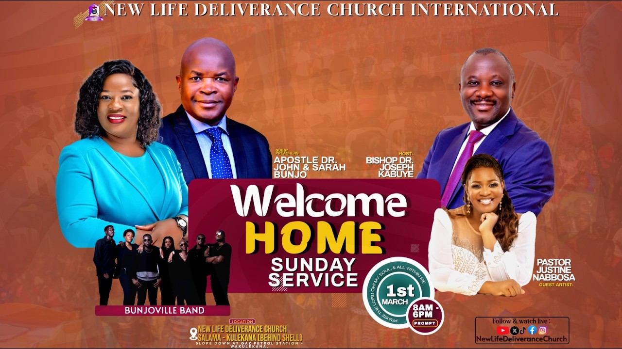 🔴 RELOCATION SUNDAY SERVICE With AP DR. JOHN & SARAH BUNJO & BP DR. JOSEPH KABUYE || 03 - 1st - 26.
