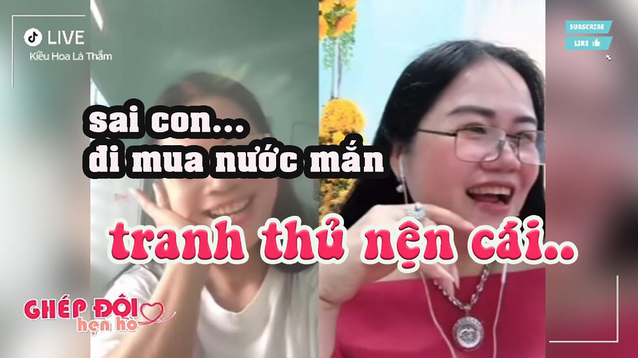 Thắm ghép đôi. sai con đi mua nước mắm bã tranh thủ nện cái