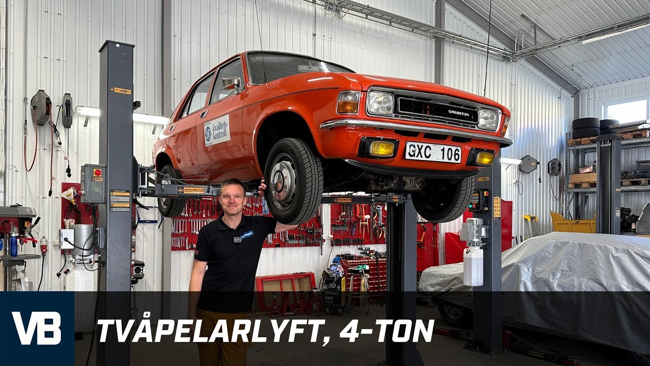 Tvåpelarlyft, 4 ton från VB