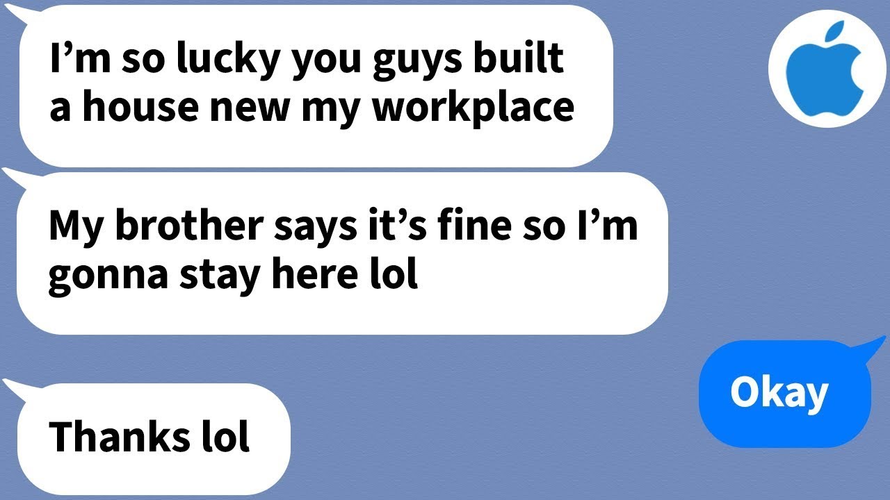 【Apple】 My sister-in-law won't leave our house...