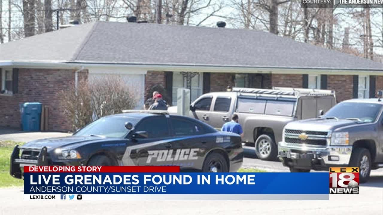 Live Grenades Found In Home