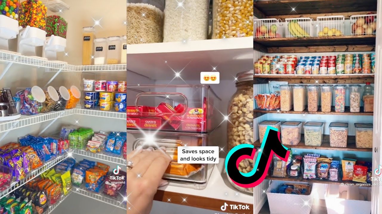 pantry restock and organization tiktok compilation #1