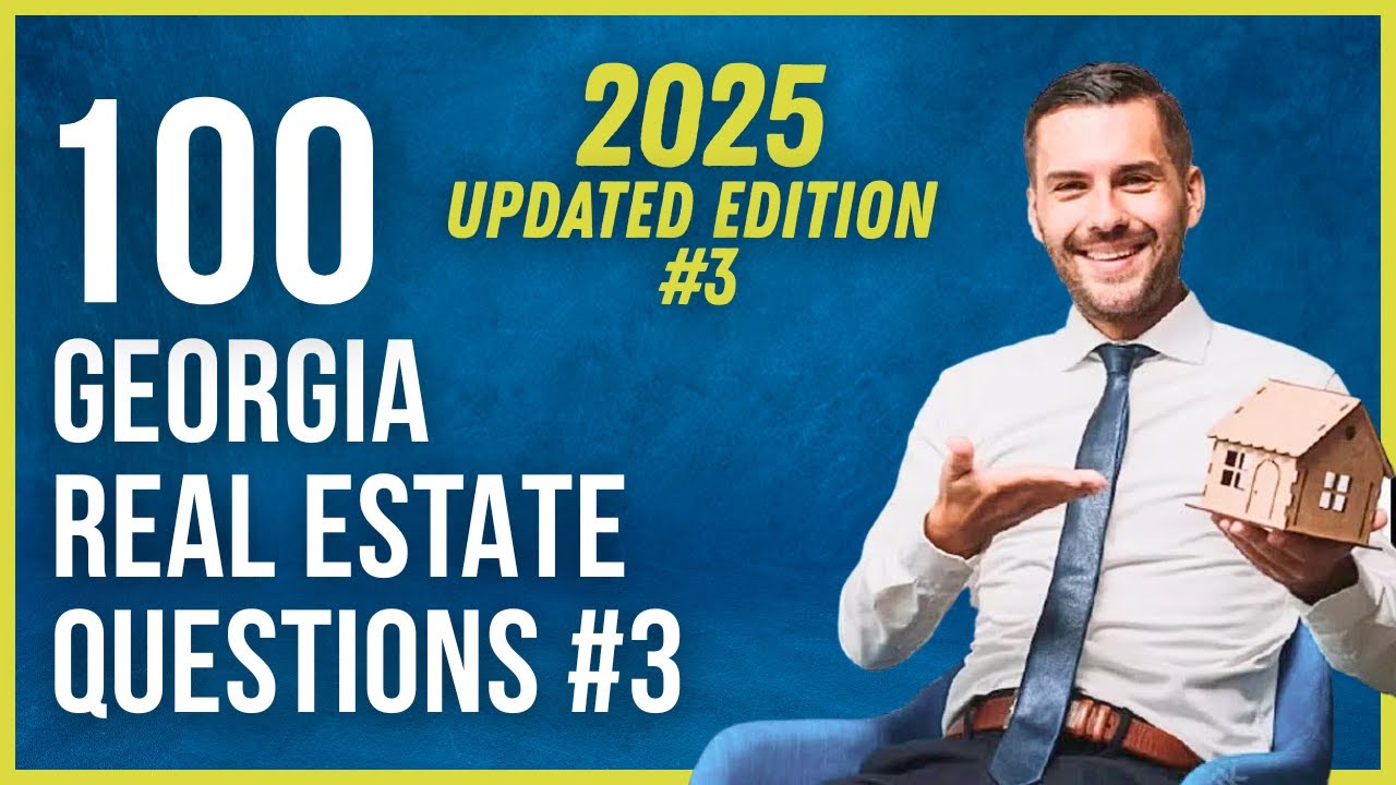 Georgia Real Estate Exam 3 2025 (100 Questions with Explained Answers)