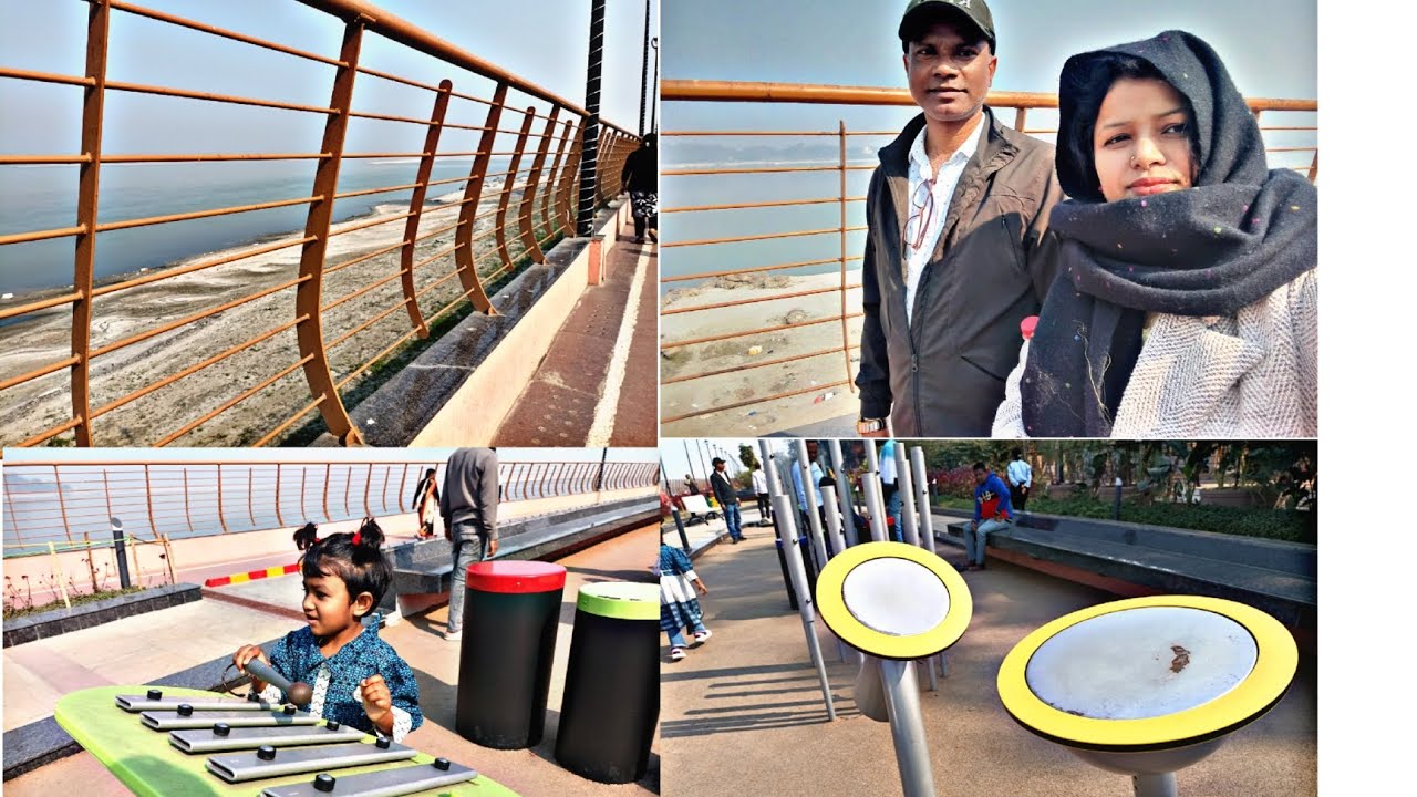 উজান বাজার নতুন পার্কে ঘুরে আসলাম ব্রহ্মপুত্র নদীর পারে অনেক সুন্দর @zebin Sharmin's vlog 