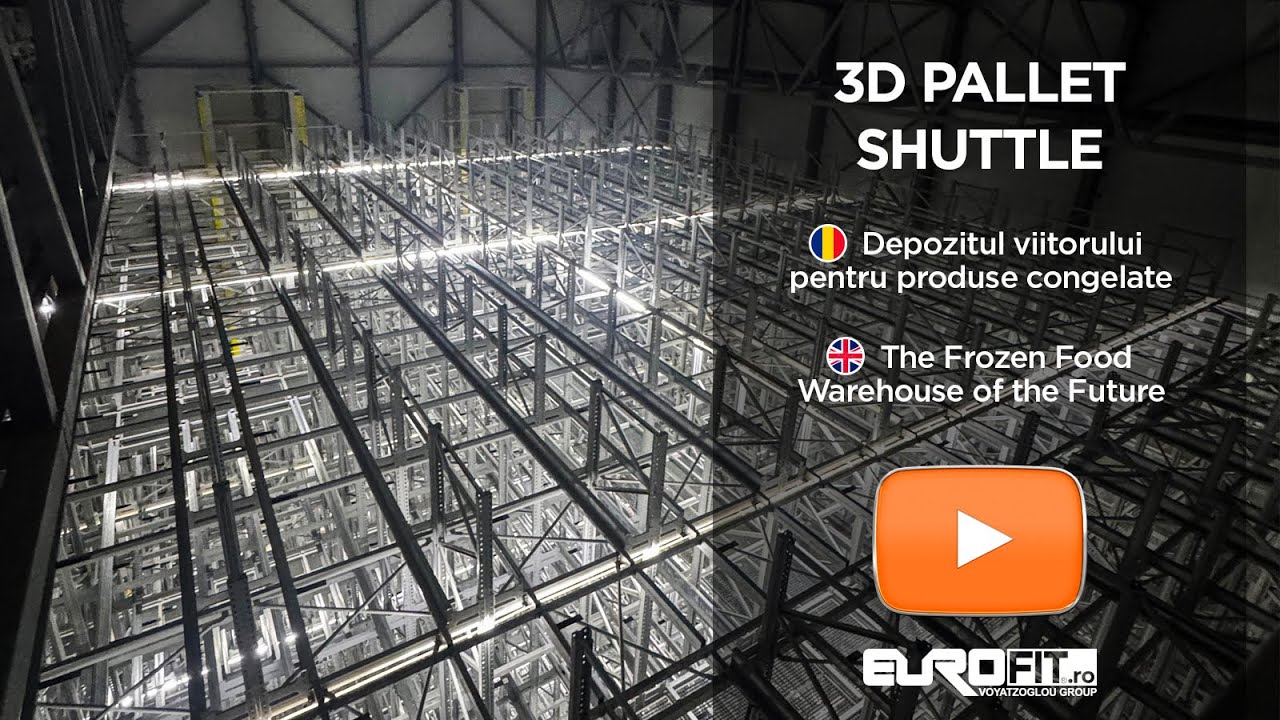 Depozitul de congelate Doly Com Distributie - Automatizare cu 3D Pallet Shuttle - EUROFIT