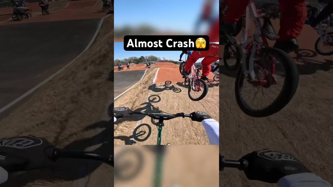 Close to CRASH going 50km/h🫣 #fail #bmx #gopro #bike #racing