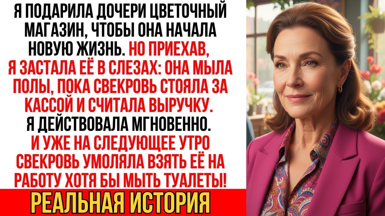 Купила дочери магазин, а свекровь сделала её уборщицей и забрала выручку. Моя месть была мгновенной…