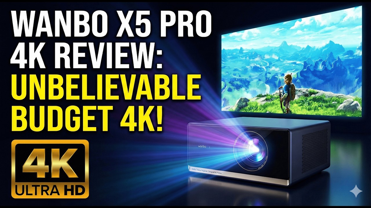 Wanbo X5 Pro budget 4K Projector 2026 🇮🇳 Can a Cheap Projector Replace Your expensive 4K TV?