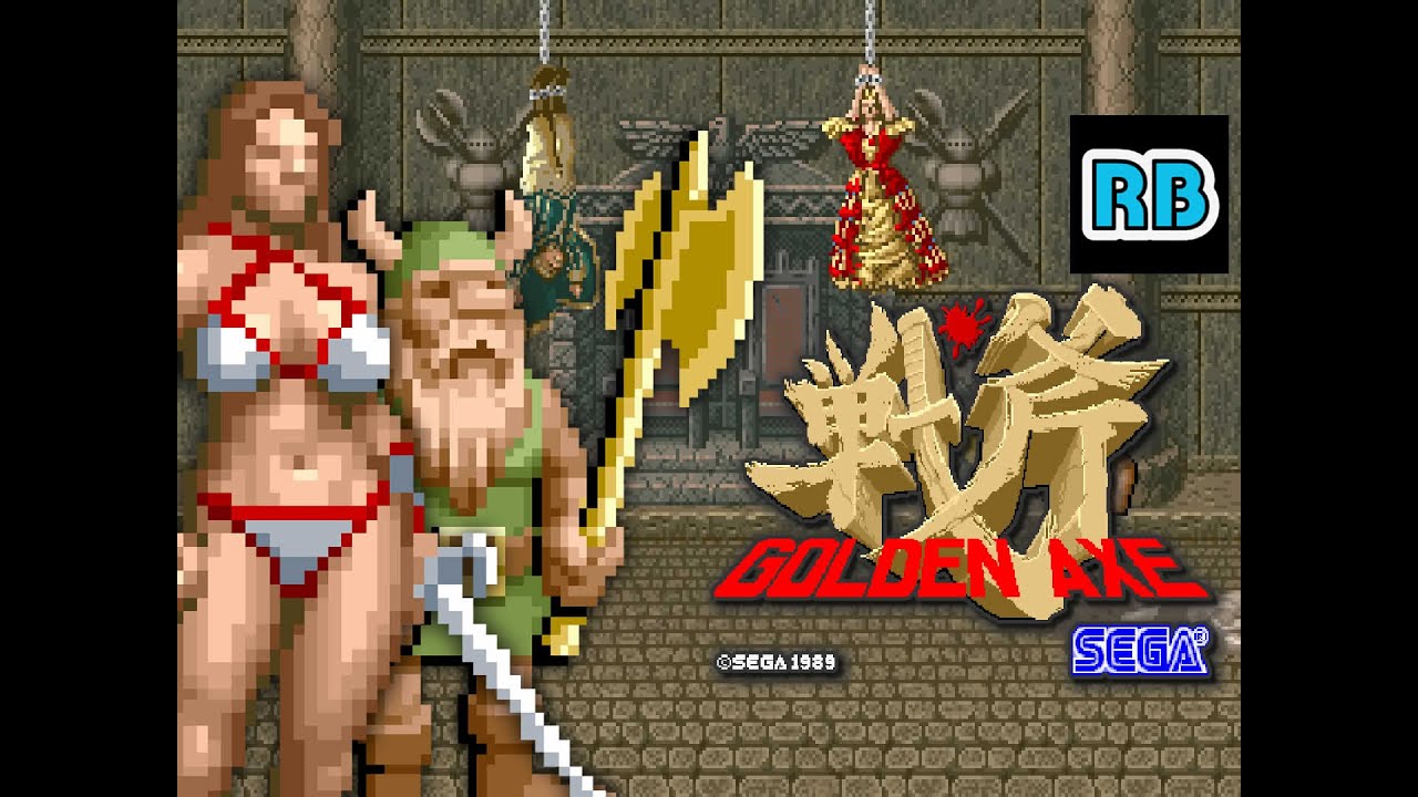 1989 [60fps] Golden Axe (US) Speedrun 8m32s Tyris Gilius ALL (Double Play)