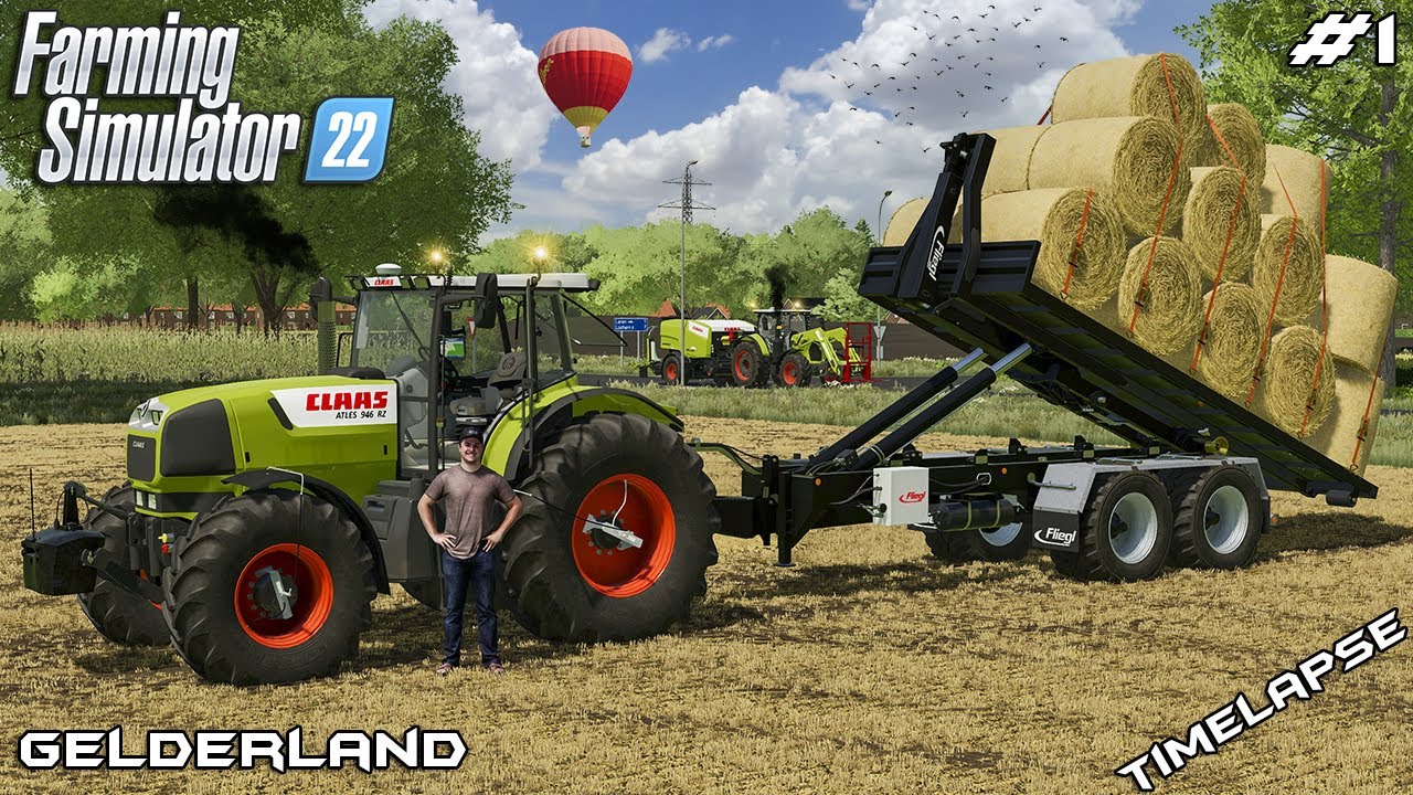 Новая голландская ферма с тракторами CLAAS | Животные Гелдерланда | Farming Simulator 22 | Эпизод 1