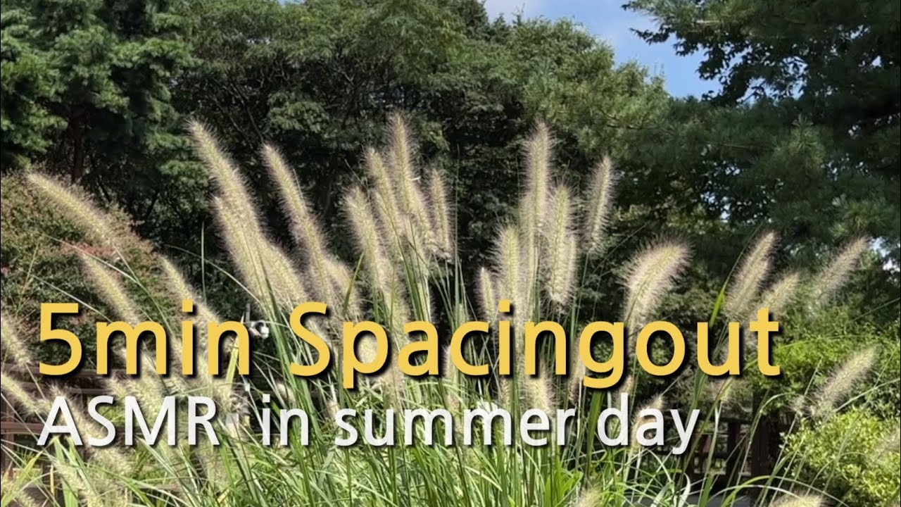 5min Spacingout ASMR in summer day