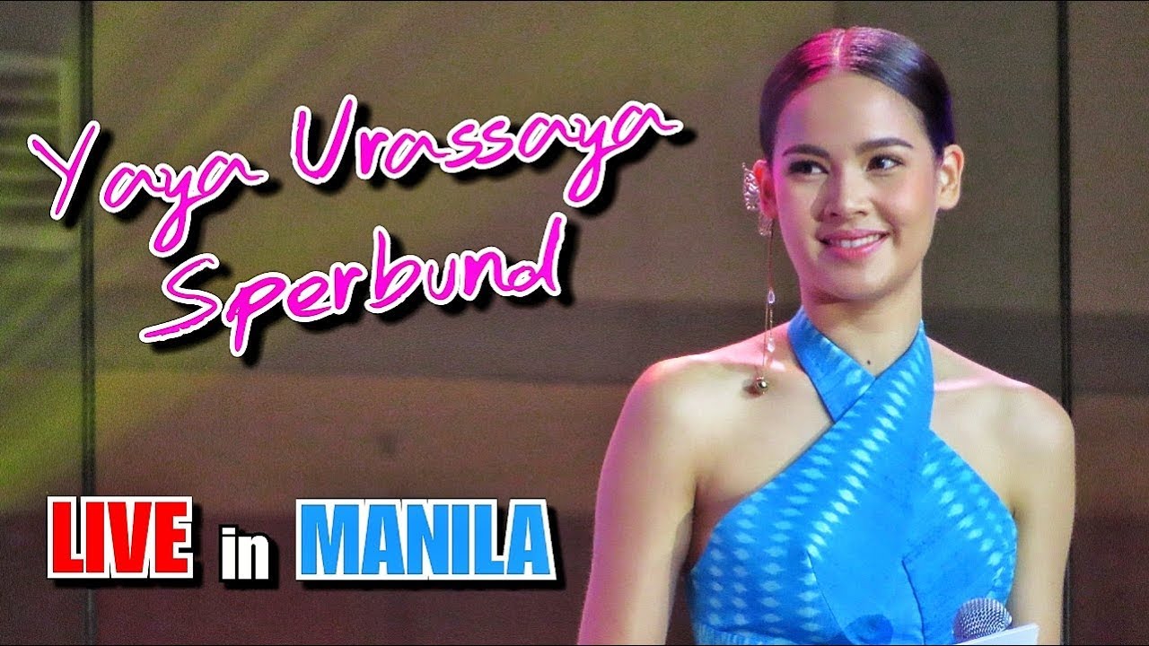 Yaya Urassaya Sperbund of Crown Princess LIVE in MANILA Philippines | Thailand Tourism Ambassador