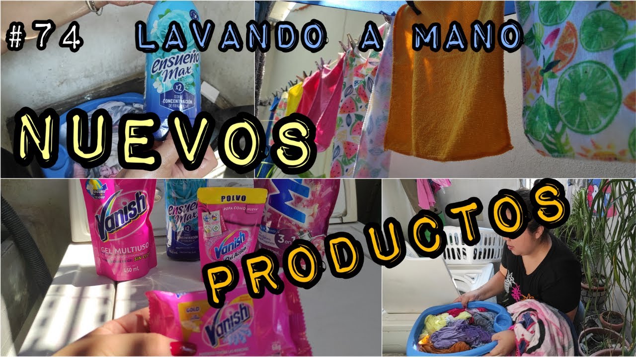 RUTINA DE LAVADO / PROBANDO NUEVOS PRODUCTOS / VANISH 🧼🌤 LAVANDO A MANO Y EN LAVADORA.