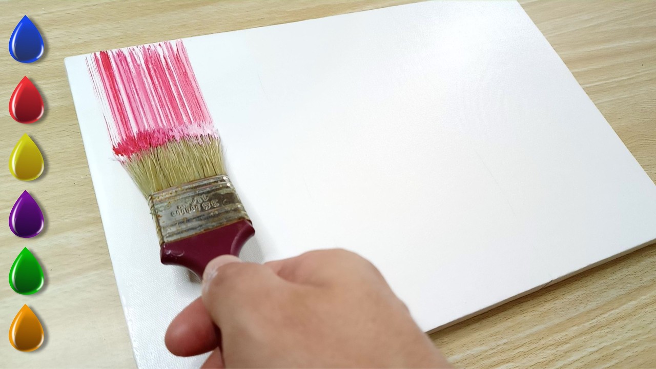 A Surreal Rainy Day / Acrylic Painting For Beginners