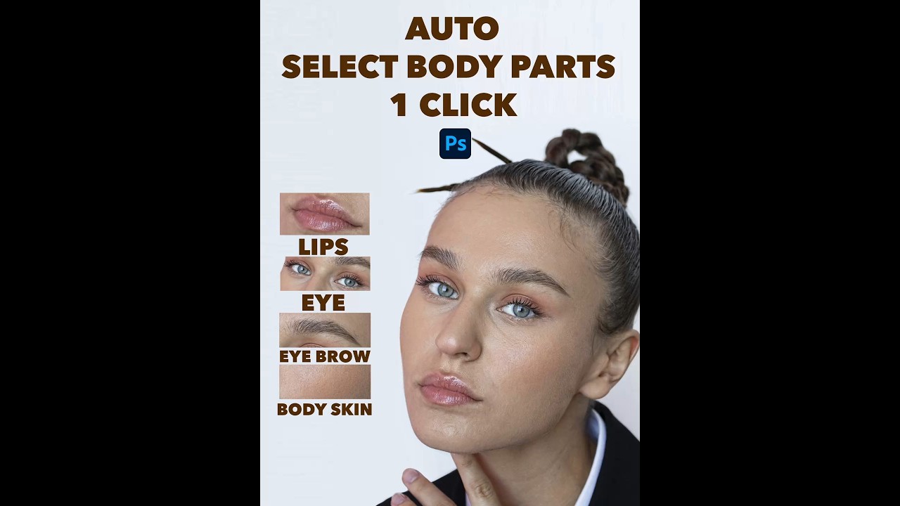 Change Lip Color in 1 Click! 💄 Photoshop Camera Raw Magic #shorts