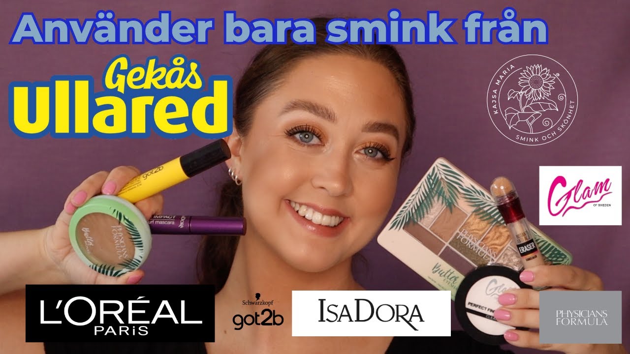 Full Face av smink från Gekås Ullared!