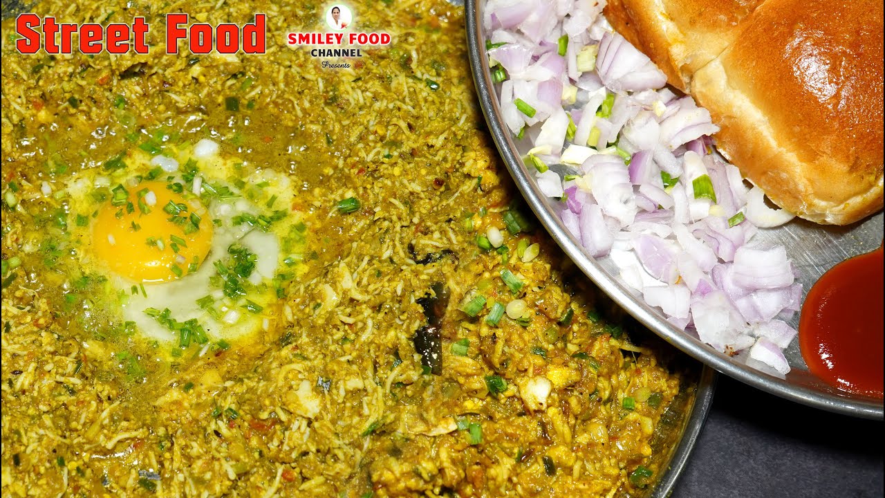 ठंडी की सीजन में धुंएदार बोइल अंडे की भुरजी | Boil Egg Bhurji | Vadodara street food | Smiley Food