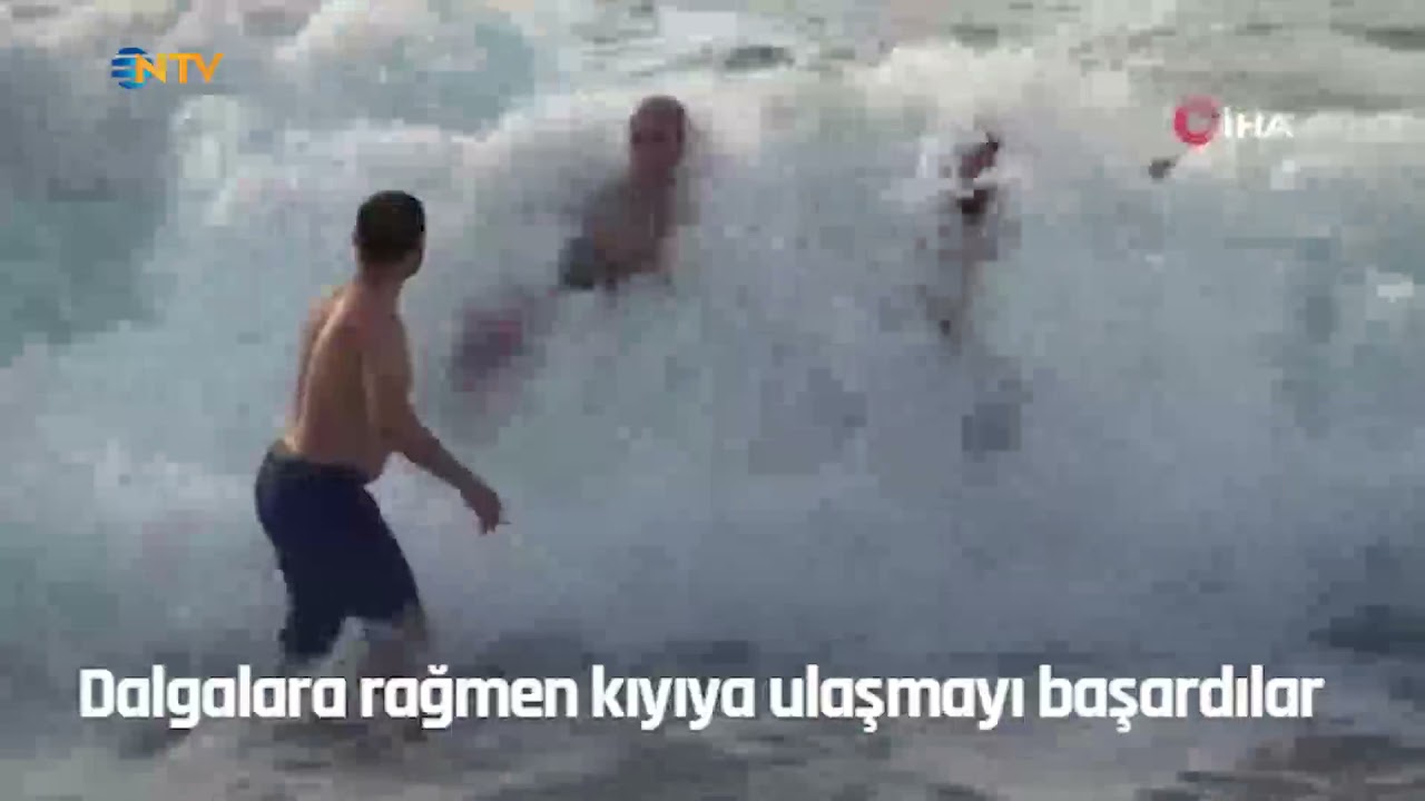 NTV | Boğulma tehlikesi geçiren adam böyle kurtarıldı