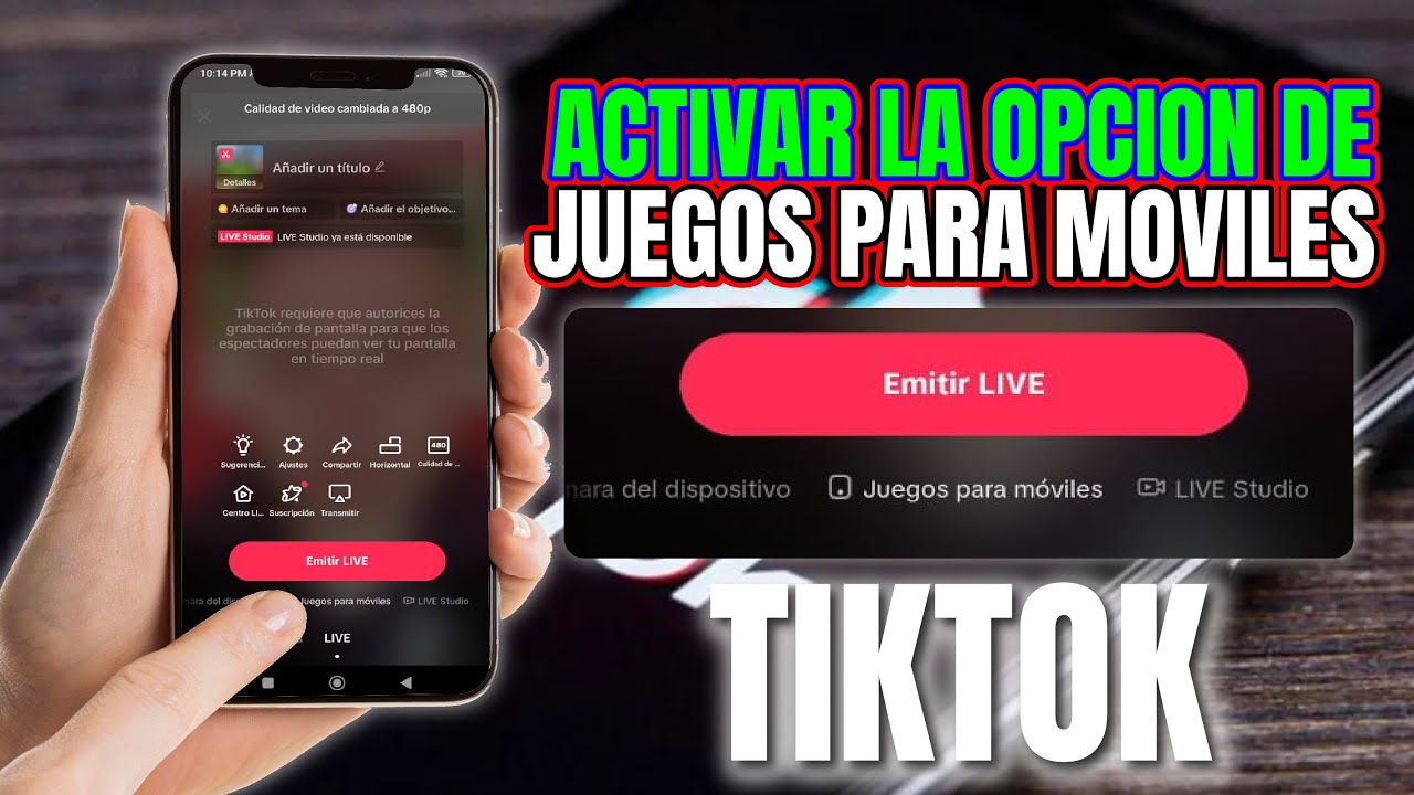 ACTIVAR LA OPCION DE VIDEOJUEGOS EN TIKTOK 2024 funcionando