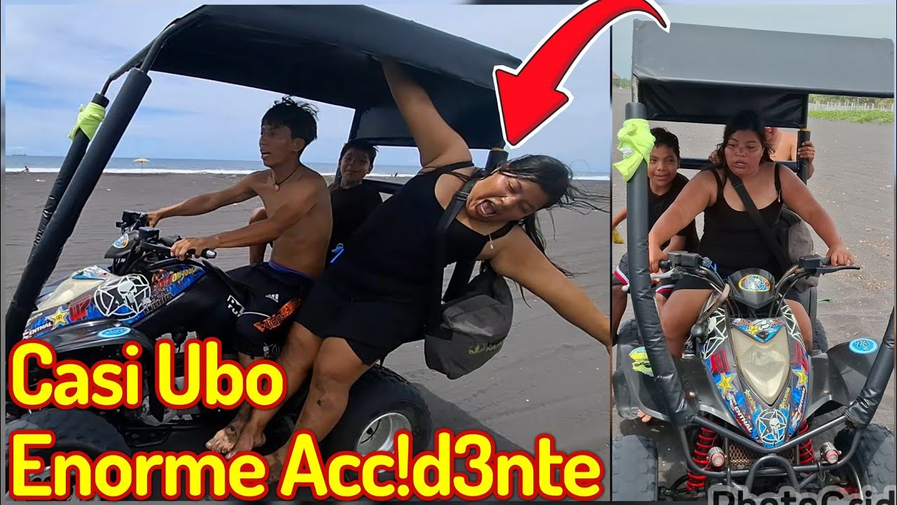 Santo Dios Rosi aprende a Manejar😱Casi Se C4e dela Cuatrimoto🛺