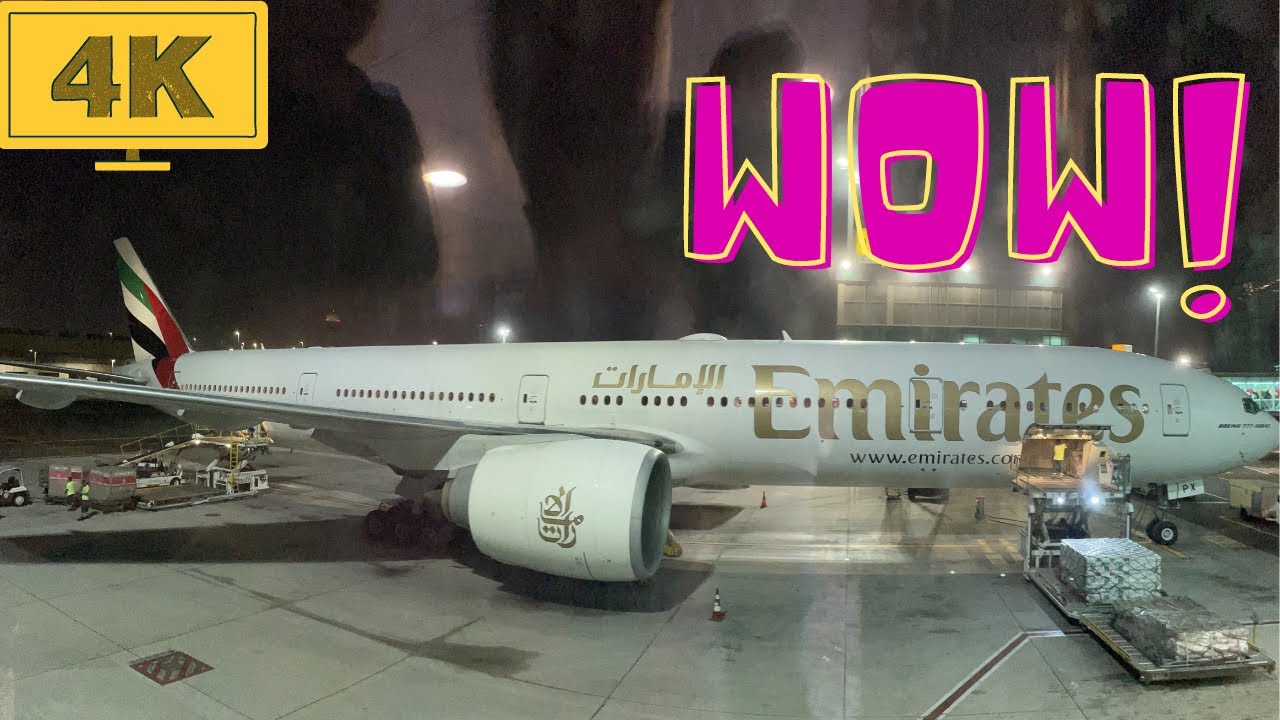 Emirates Boeing 777-300er Frankfurt-Dubai 16.08.2023 4K