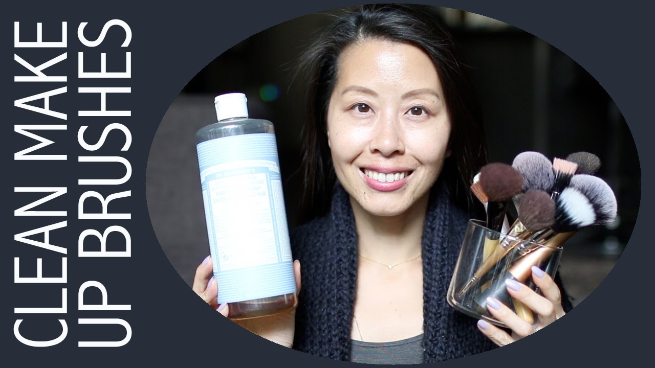 How To Use Dr. Bronner's Soap to Clean Makeup Brushes