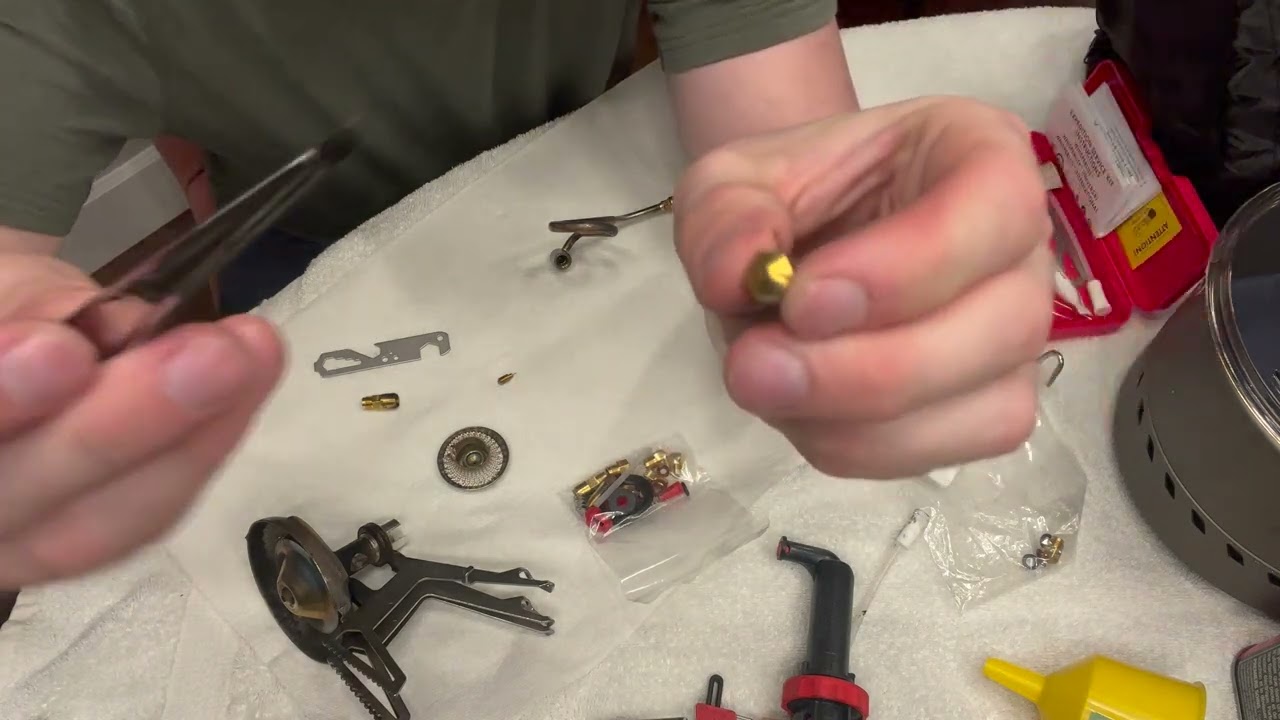 Changing the MSR whisperlite stove