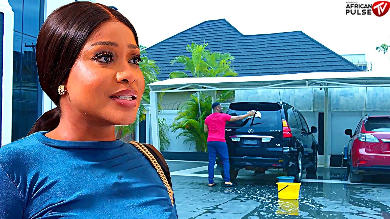 How The Billionaire Lady Saw D Hustle Of The Poor Male Car Washer And Change His Story-AfricanMovies