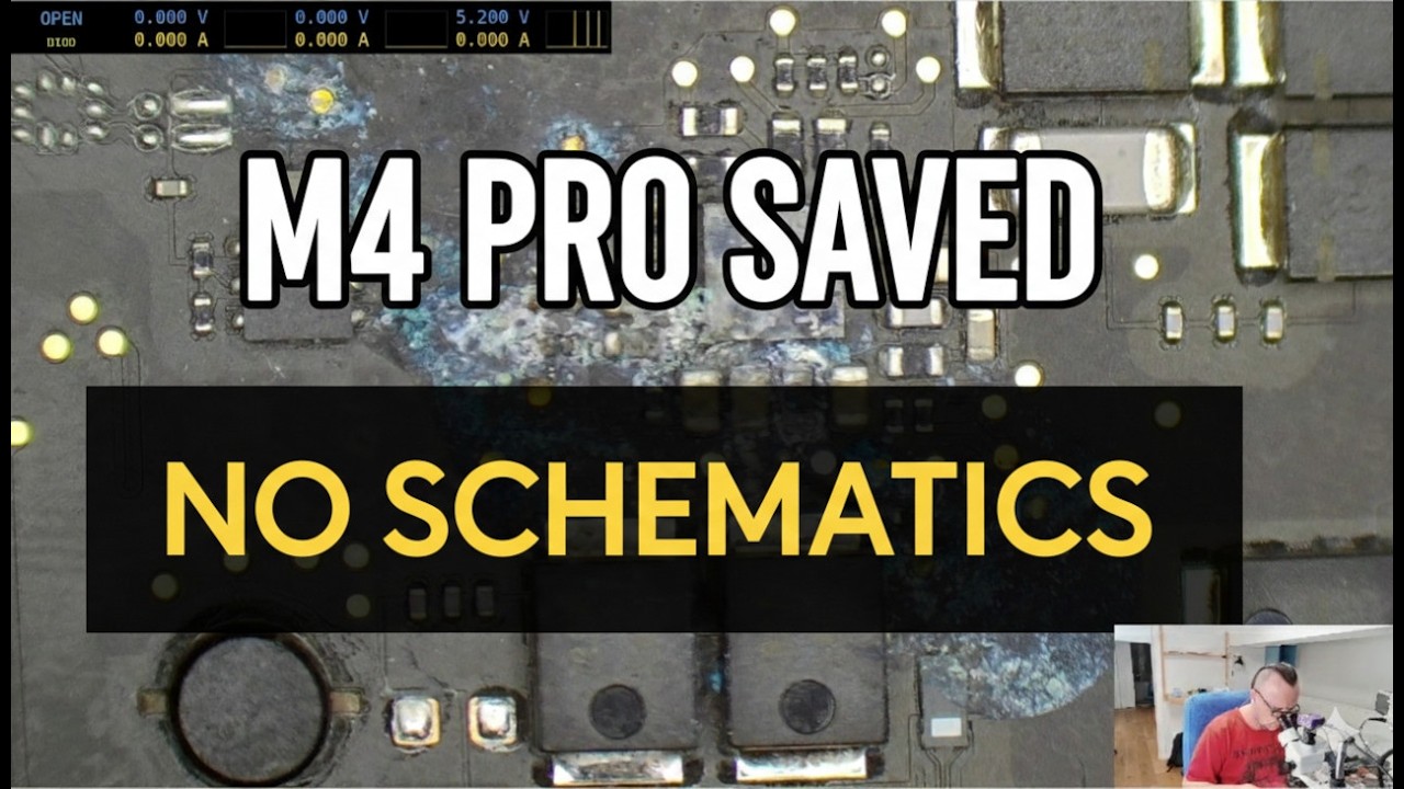 I Saved a WATER DAMAGED M4 Pro MacBook Pro! (No Schematics)