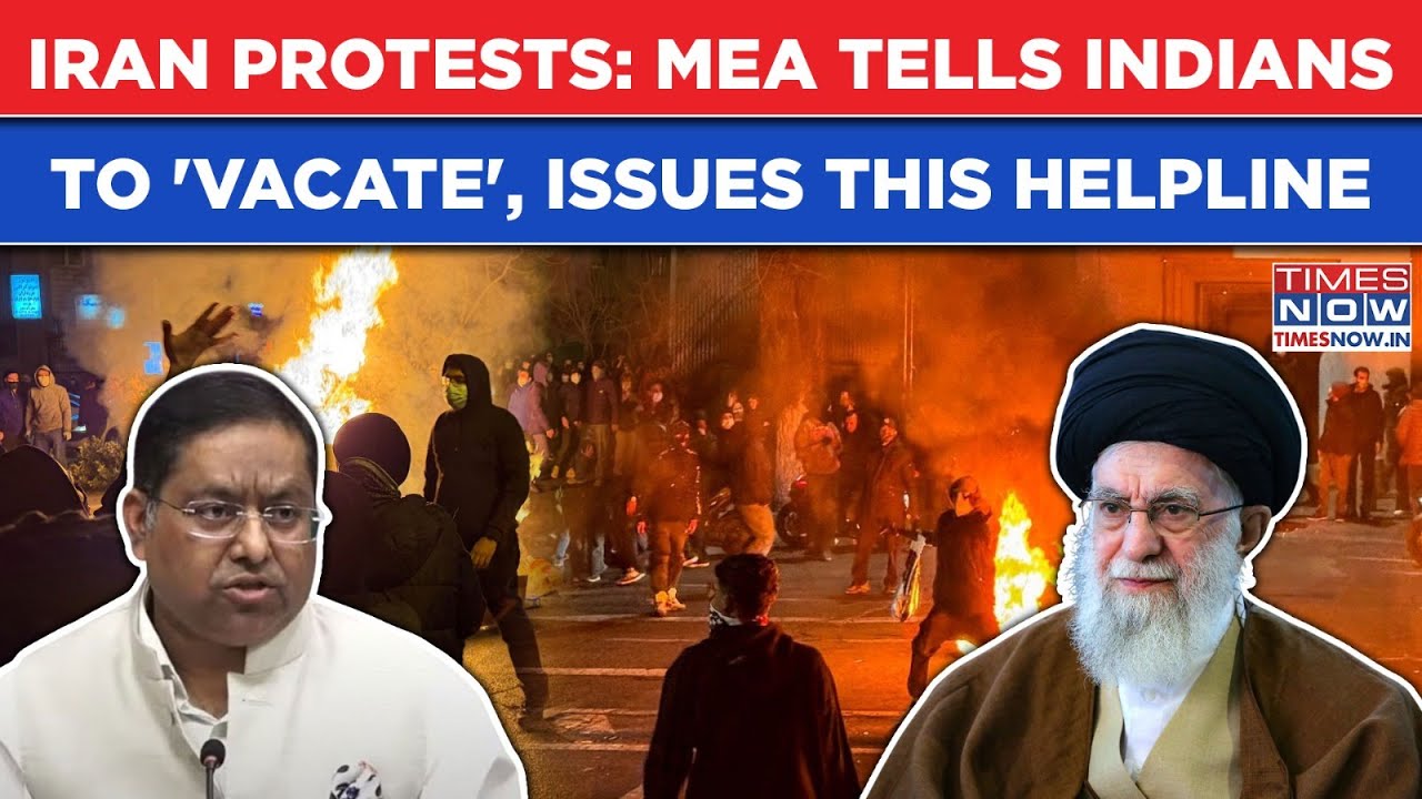 Iran Protests: India MEA Issues Helpline Number, Tells Citizens To Vacate Tehran After Big US Threat