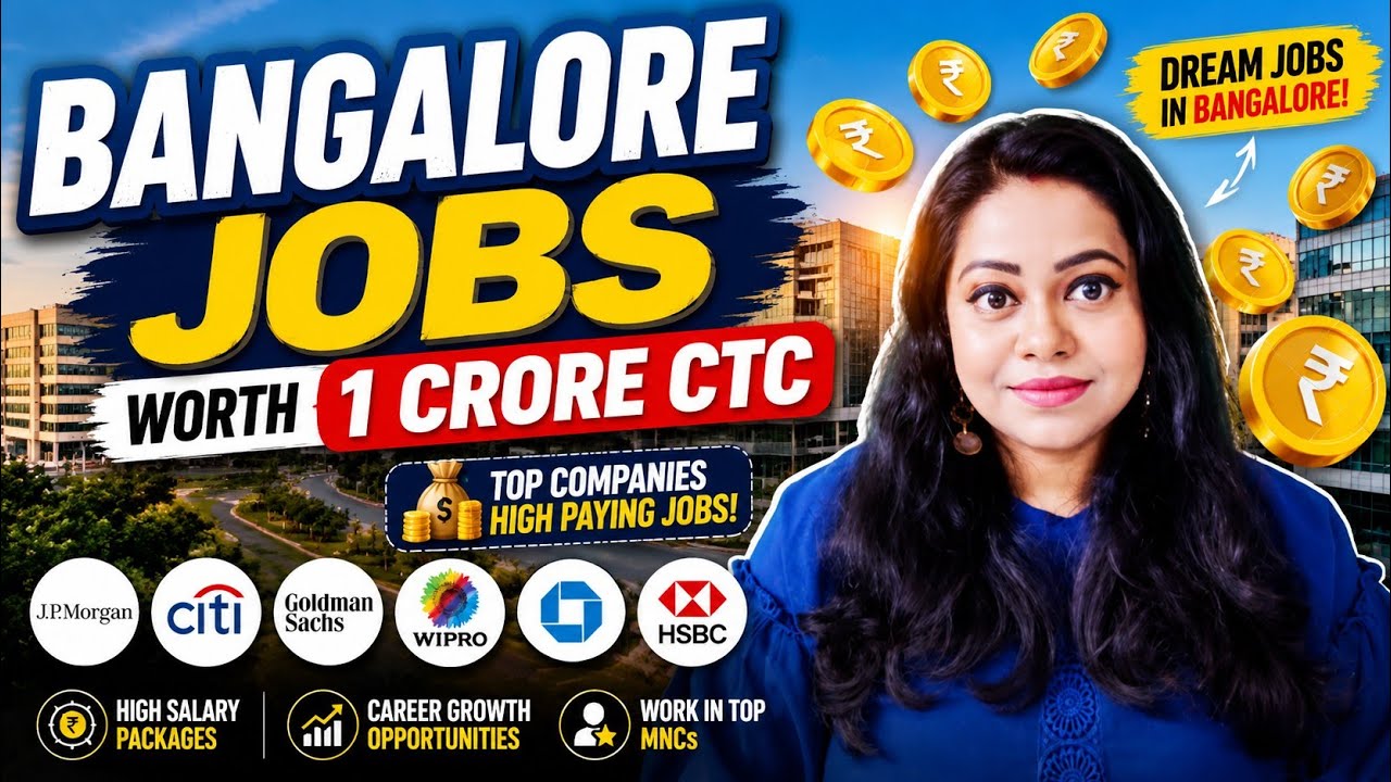 Jobs in Bangalore That Pay ₹1 Crore+ | How to Get a 1 Cr. CTC in Bangalore | High-Paying Careers