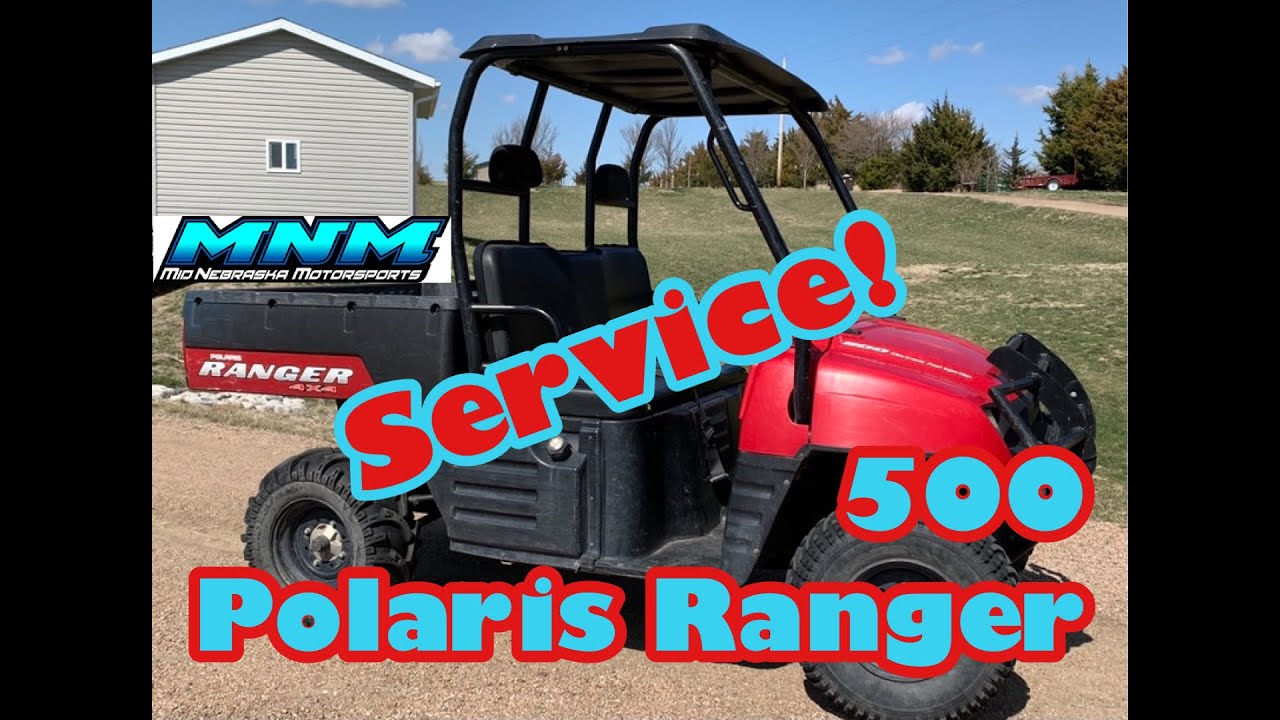 Polaris Ranger 500   -   Full Service  -  Complete Oil Change * SAVE MONEY *