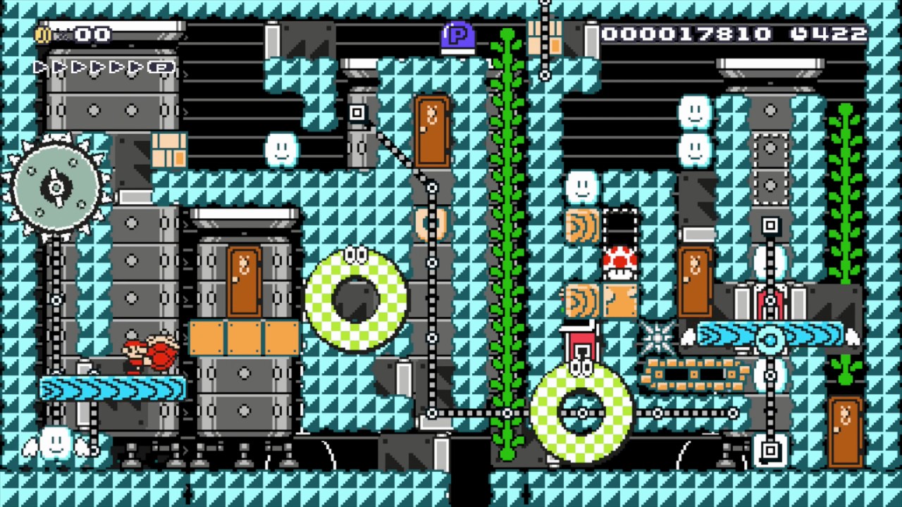 [Super Mario Maker Puzzle] The Moon Atomic Puzzle by Ben10do